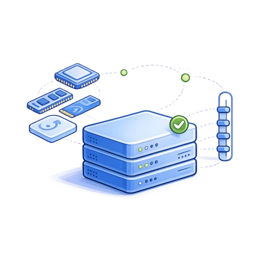 Individuāls Nīderlandes VPS, ko saliek no vCPU, RAM, NVMe krātuves un trafika