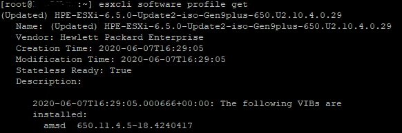 VMware - Upgrade ESXi Host with ESXCLI