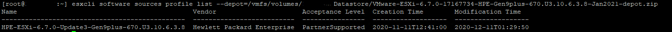 VMware - Upgrade ESXi Host with ESXCLI